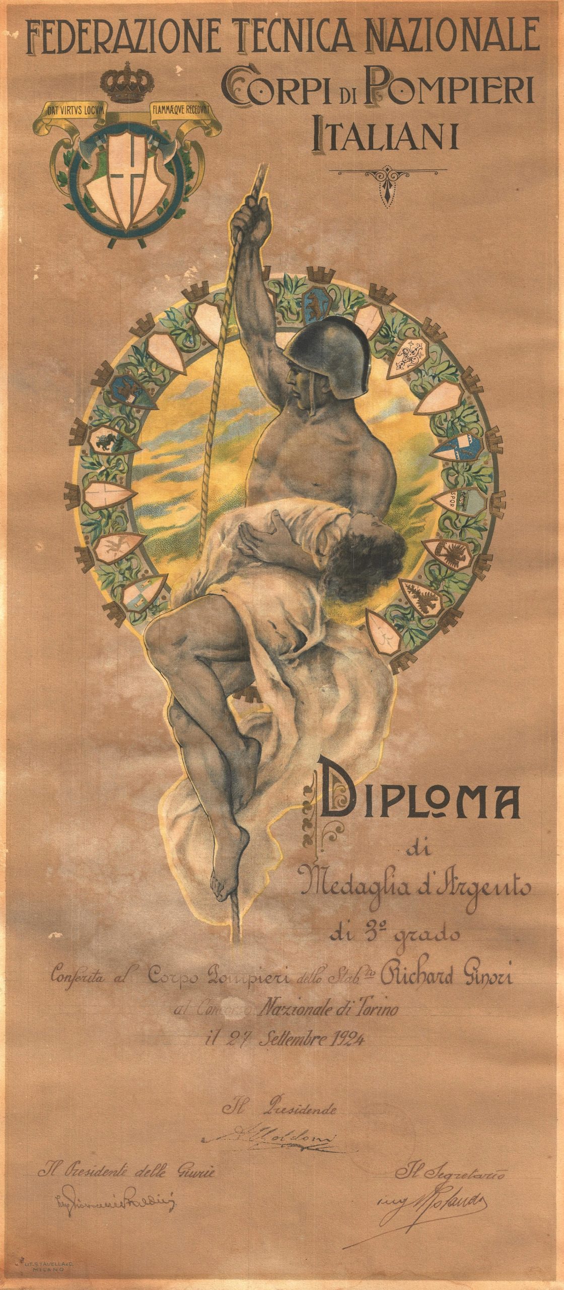 SIDI antincendio diploma Diploma della SIDI antincendio di Alberto Viara